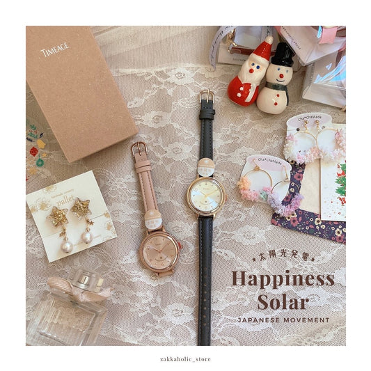 Happiness Solar Watch 太陽能發電手錶 女裝