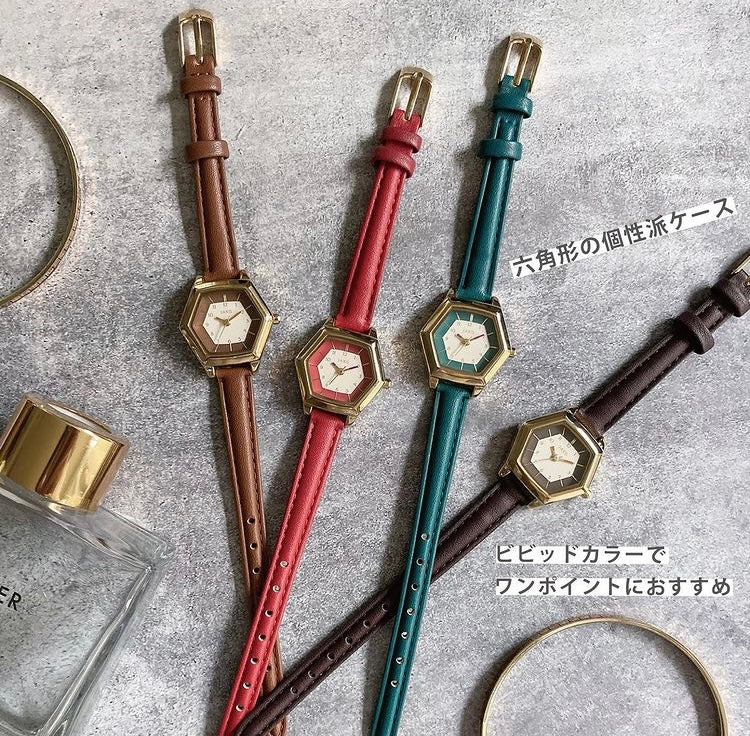 Vintage Hexagon Watch 六角形復古手錶