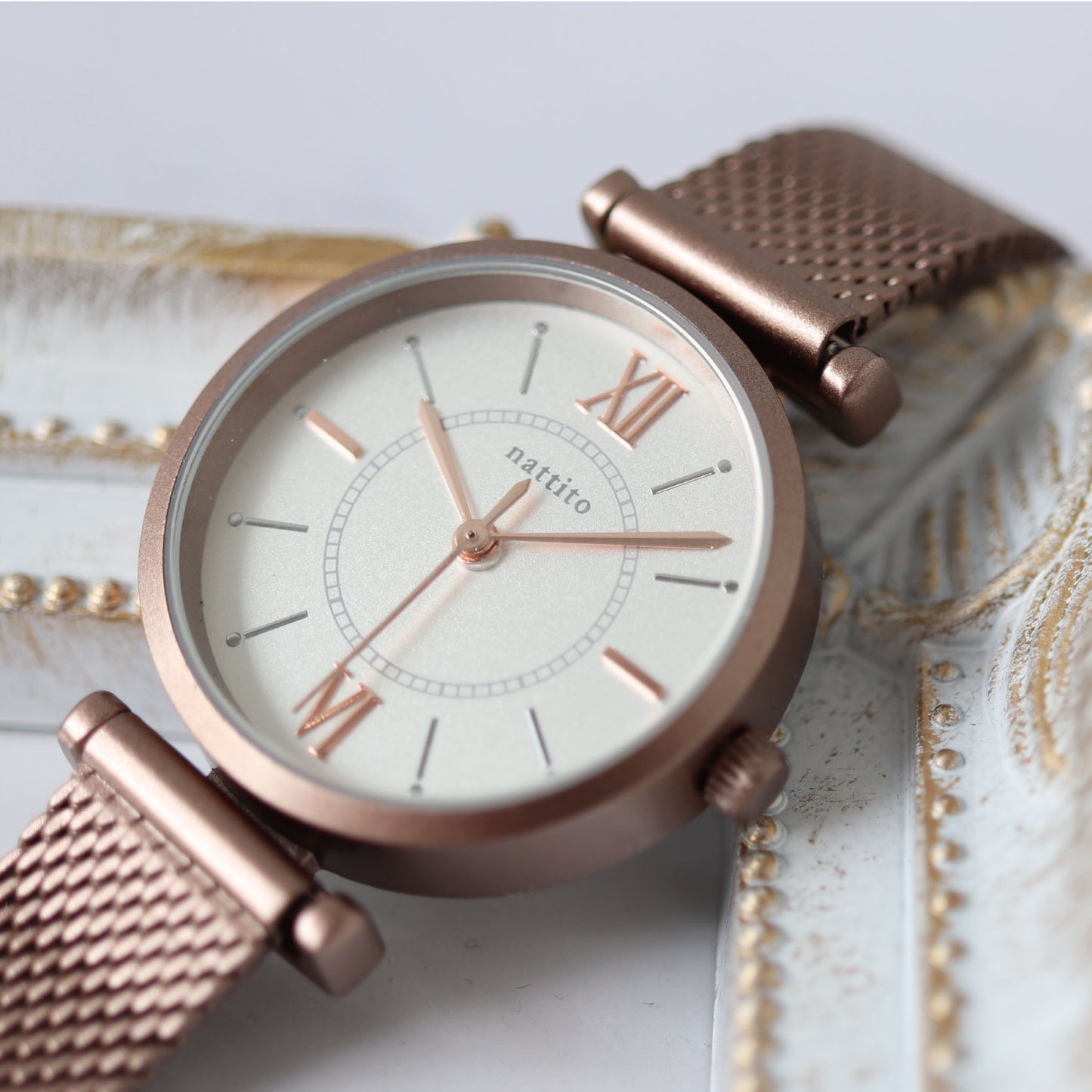 Classic metallic mesh watch 女裝 \金屬新色/ 經典簡約鋼錶 (連盒)