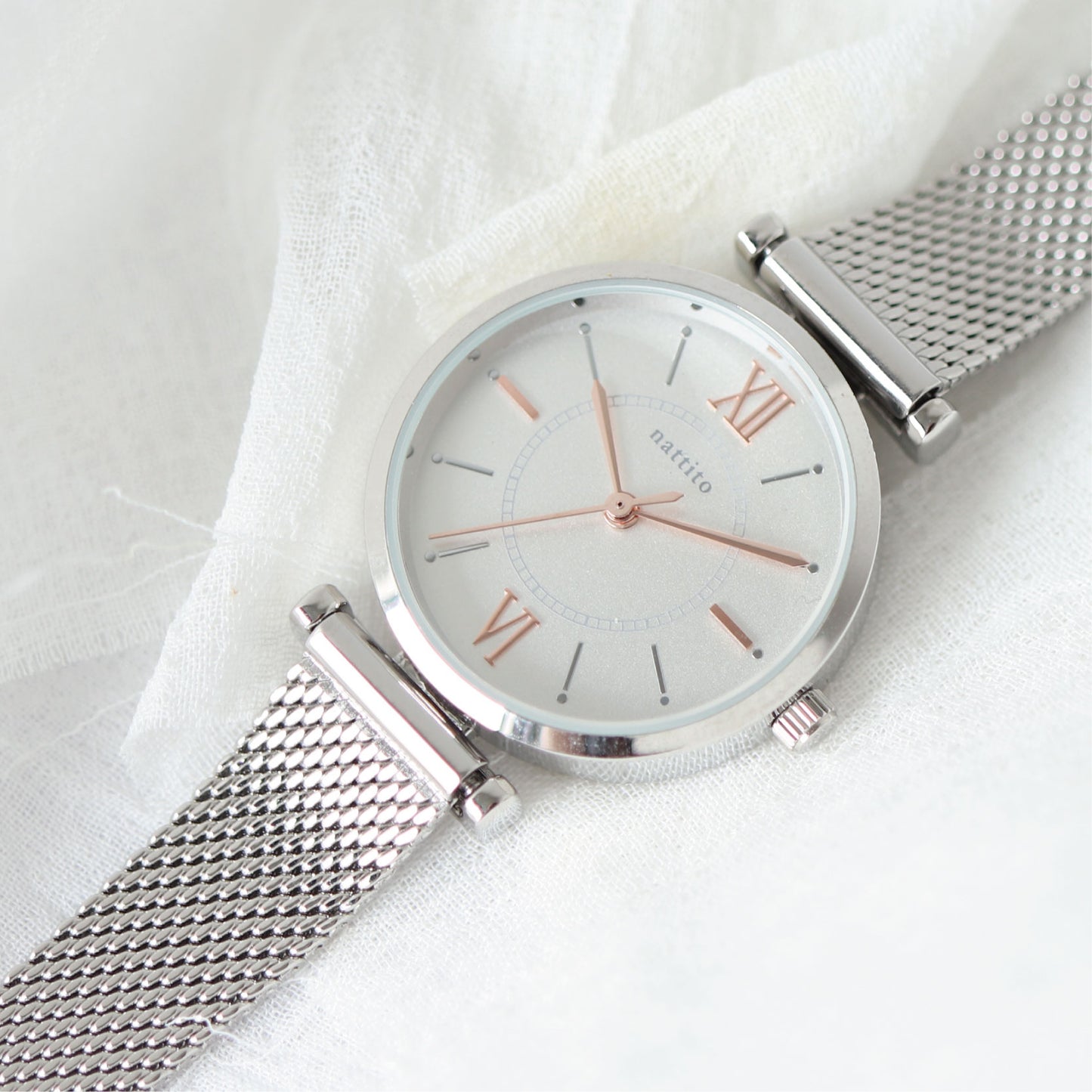 Classic metallic mesh watch 女裝 \金屬新色/ 經典簡約鋼錶 (連盒)