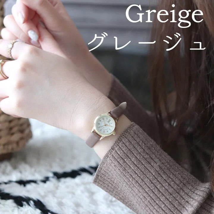 [4月份天然石] Antique Affordable Diamond Watch 復古單粒天然鑽石手錶 女裝