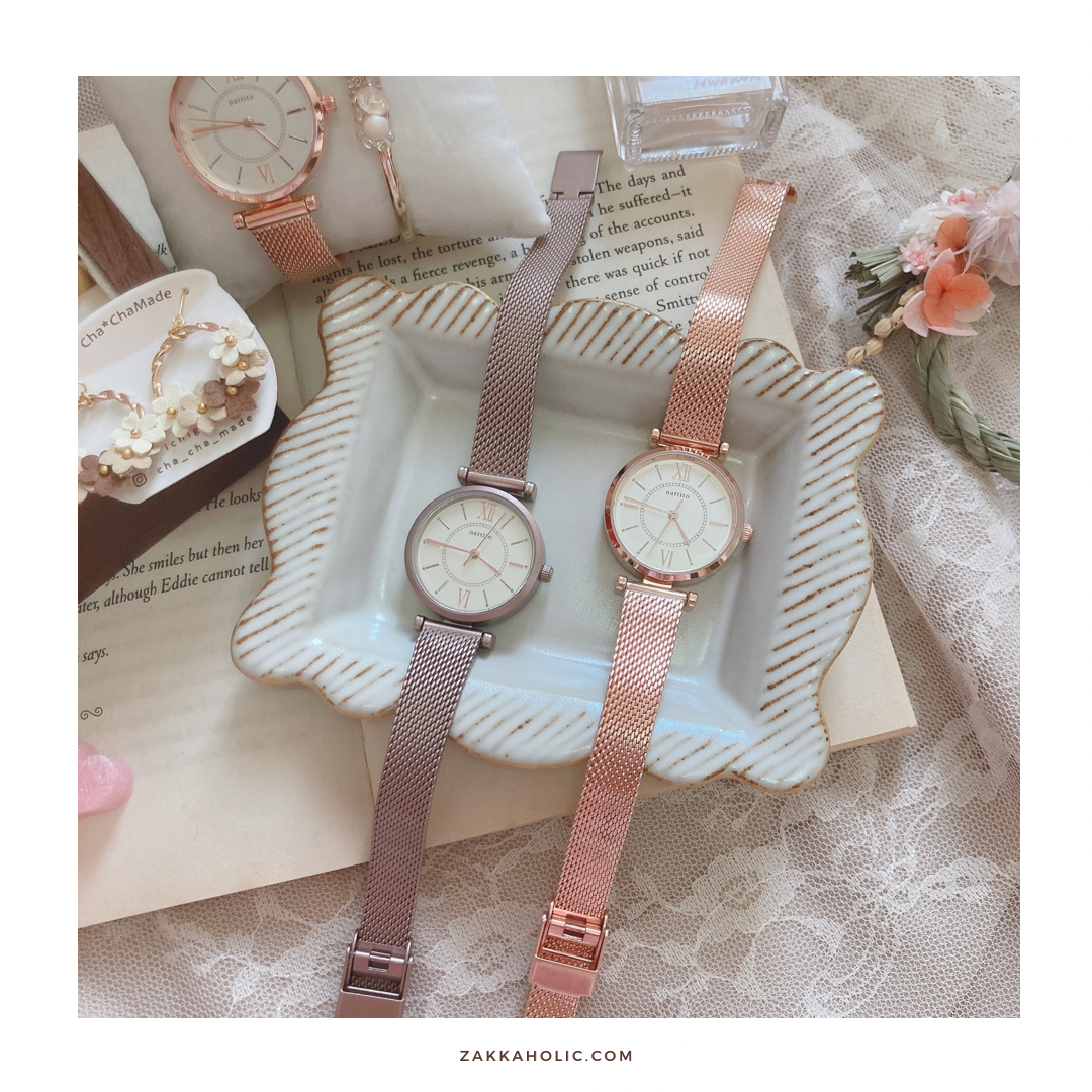 Classic metallic mesh watch 女裝 \金屬新色/ 經典簡約鋼錶 (連盒)