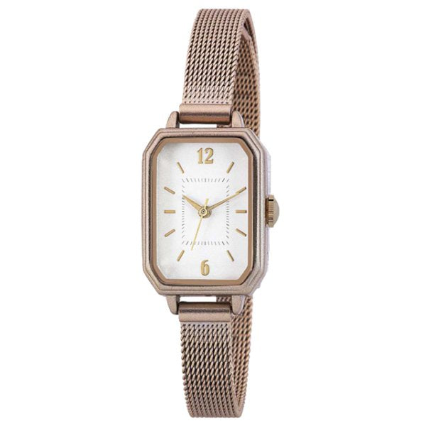 Classic metallic mesh square watch 女裝 \金屬新色/ 經典簡約鋼錶 (連盒)