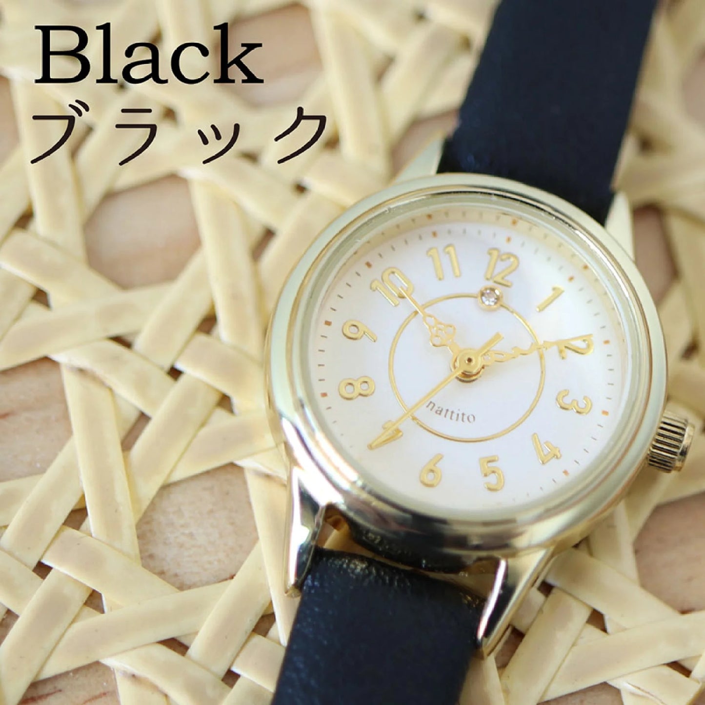 [4月份天然石] Antique Affordable Diamond Watch 復古單粒天然鑽石手錶 女裝