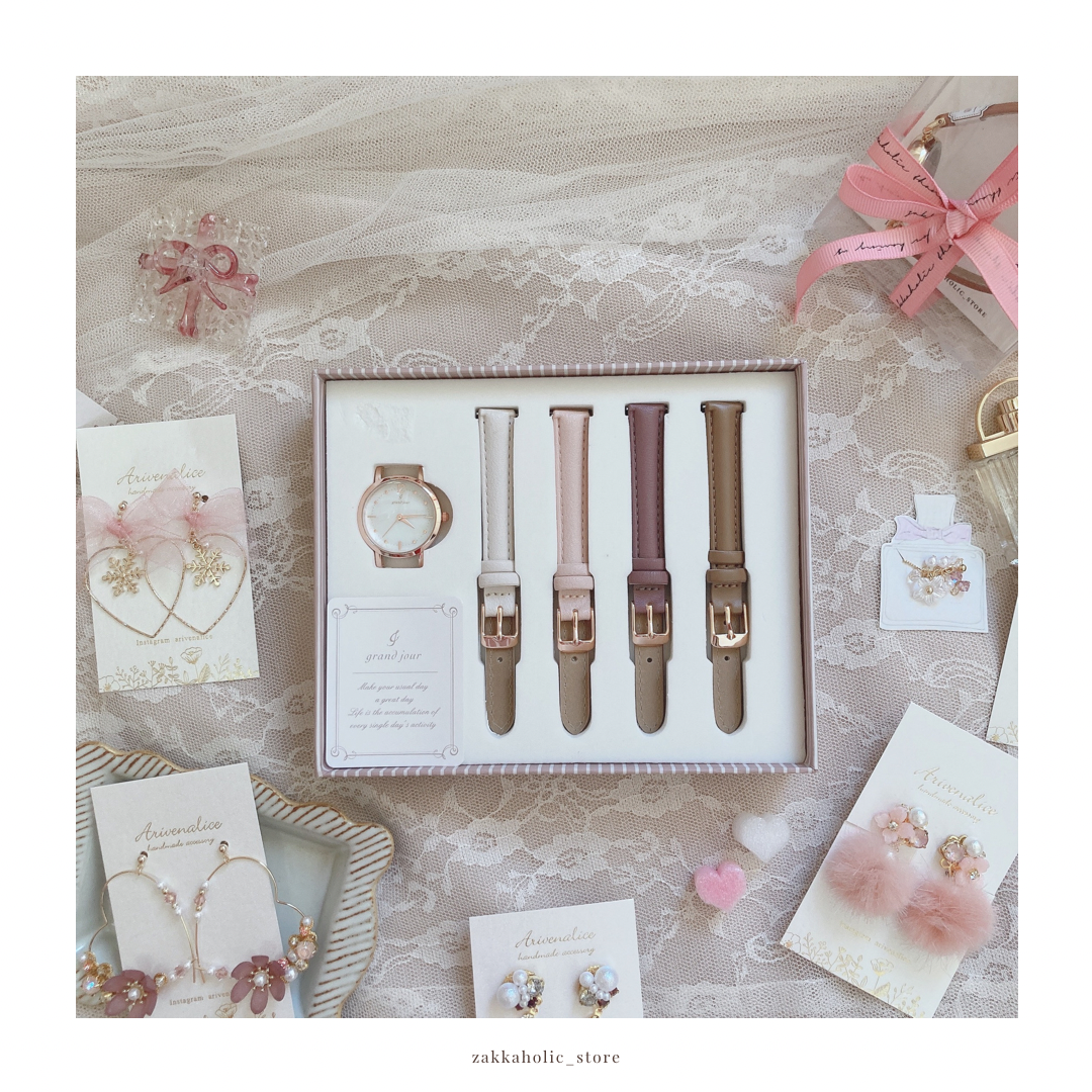 Grand Jour Changeable Belt Watch Gift Set  女裝 可轉換錶帶禮盒裝