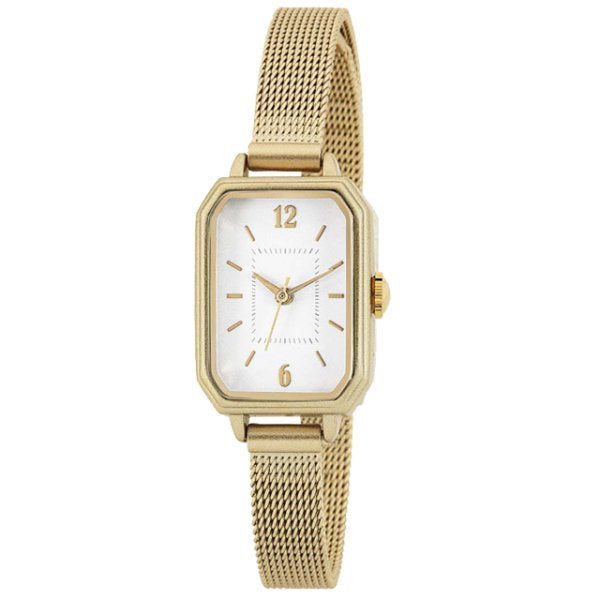 Classic metallic mesh square watch 女裝 \金屬新色/ 經典簡約鋼錶 (連盒)