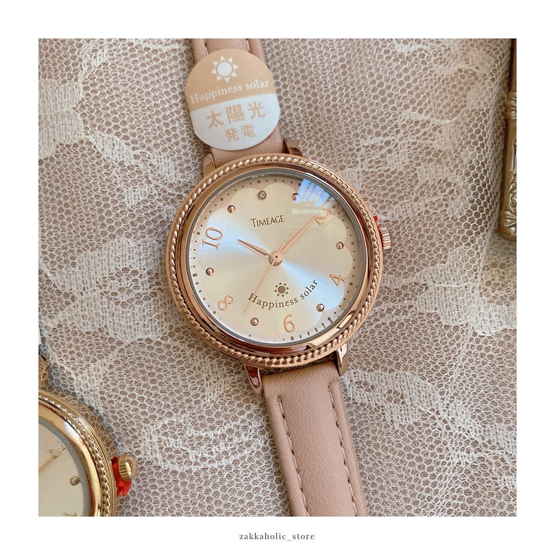 Happiness Solar Watch 太陽能發電手錶 女裝