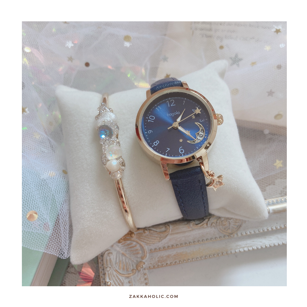 [防水] Wish Upon a Star Calendar Watch 星月日期錶 女裝