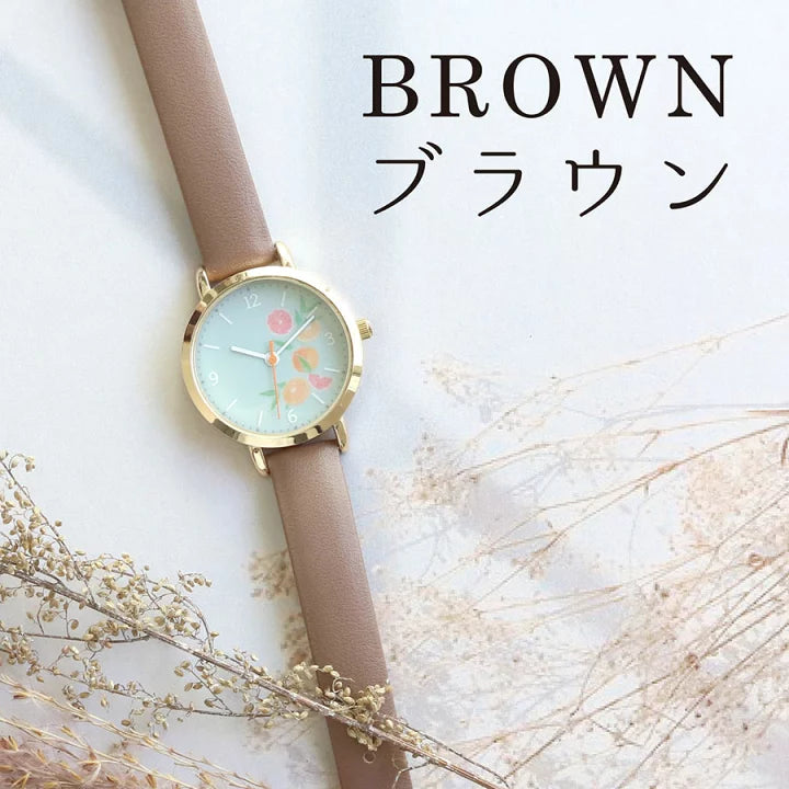 2023 SS Floral Watch 淡色女子 春日暖意 文青 士多啤梨 手錶 女裝 Tulip Rose Watch 🌷