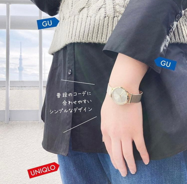 Grand Jour Changeable Belt Watch Set  女裝 可轉換錶帶 鋼/皮帶2用