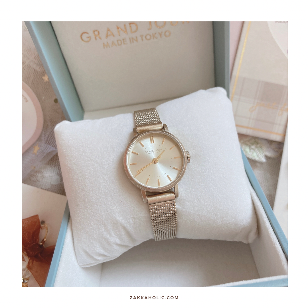 Made in Tokyo Watch 女裝 磨沙金屬色手錶 Grand Jour Vintage Gold