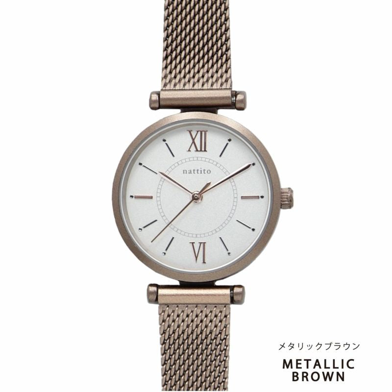 Classic metallic mesh watch 女裝 \金屬新色/ 經典簡約鋼錶 (連盒)