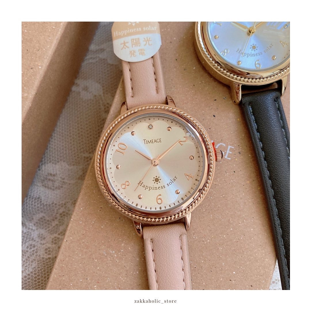 Happiness Solar Watch 太陽能發電手錶 女裝