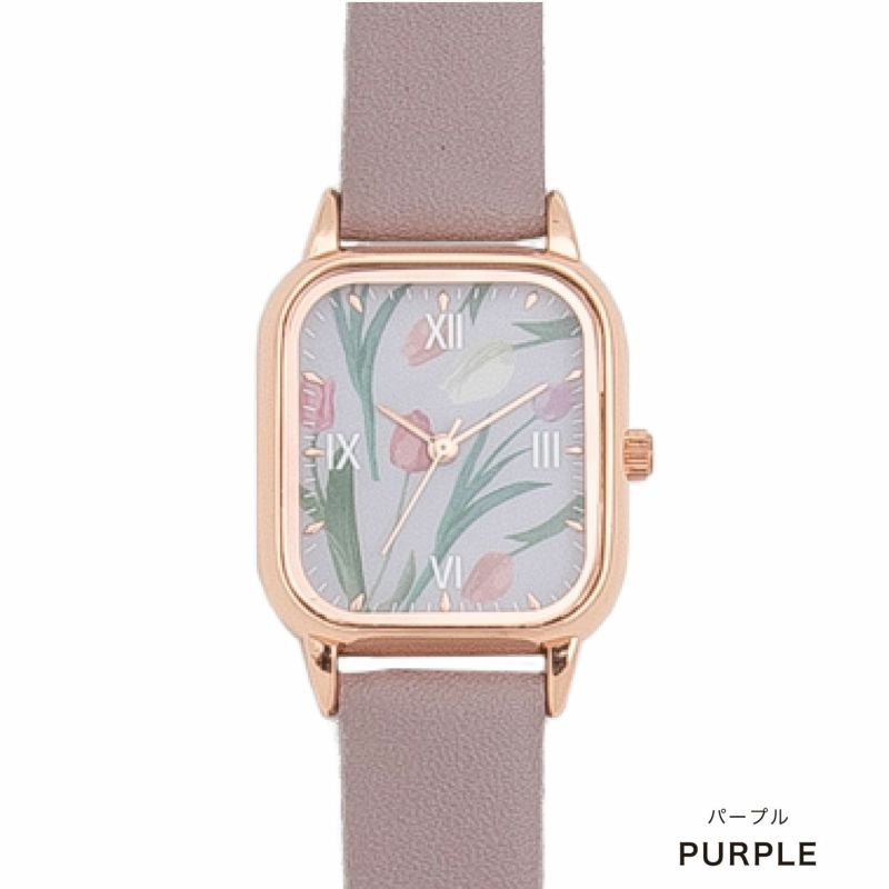 女裝 秋冬田園野餐風手錶 Tulip Rose Watch 🌷 Morandi Colors