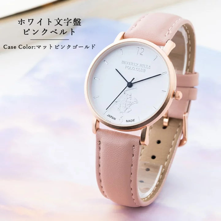 Made in Japan Beverly Hills Polo Club Water Proof Watch 日常防水 日本製手錶