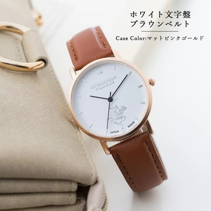 Made in Japan Beverly Hills Polo Club Water Proof Watch 日常防水 日本製手錶