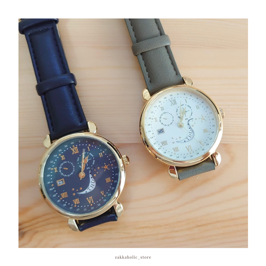 [自家] Make a Wish Calendar Watch 星願日期星期錶 女裝 情侶錶