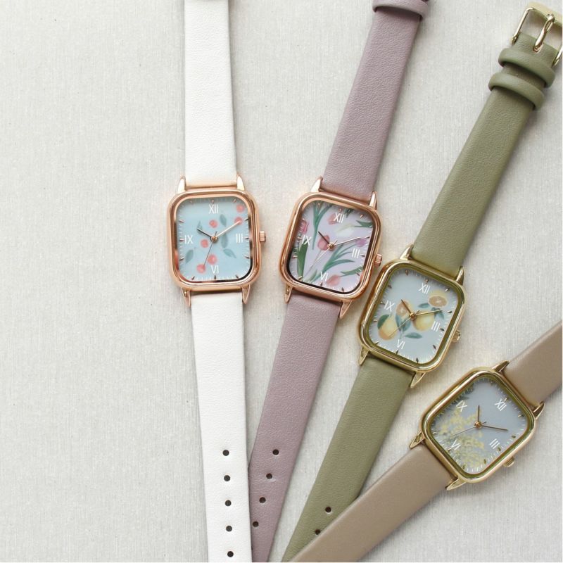 女裝 秋冬田園野餐風手錶 Tulip Rose Watch 🌷 Morandi Colors