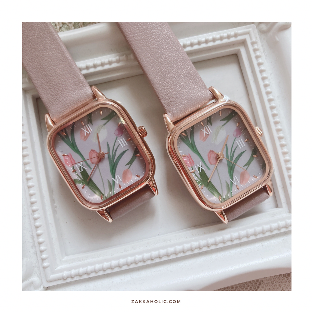 女裝 秋冬田園野餐風手錶 Tulip Rose Watch 🌷 Morandi Colors