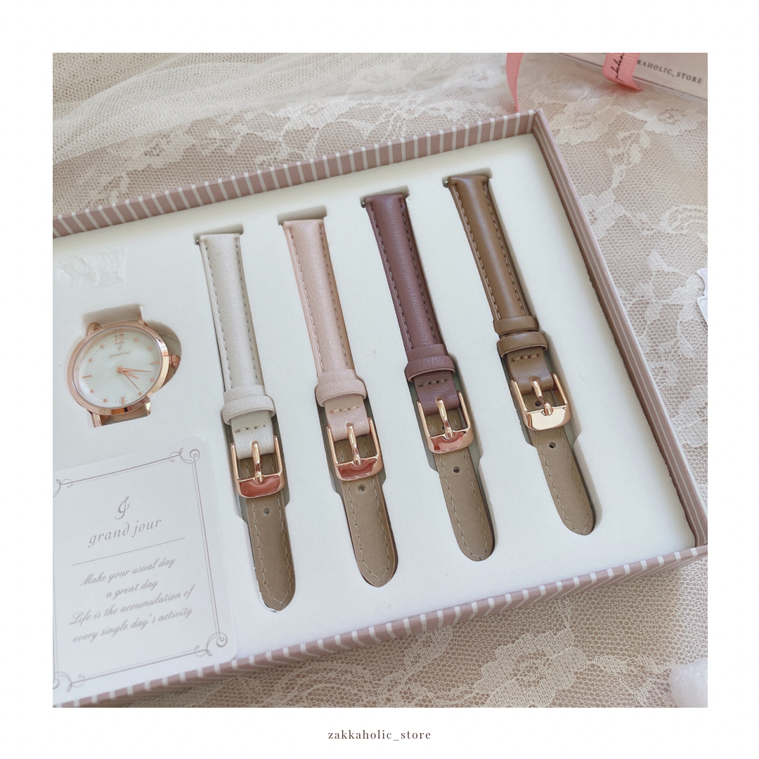 Grand Jour Changeable Belt Watch Gift Set  女裝 可轉換錶帶禮盒裝